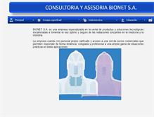 Tablet Screenshot of bionetla.com